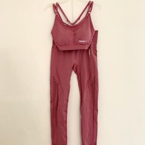 NWT Gymshark Energy Set- Dusty Pink